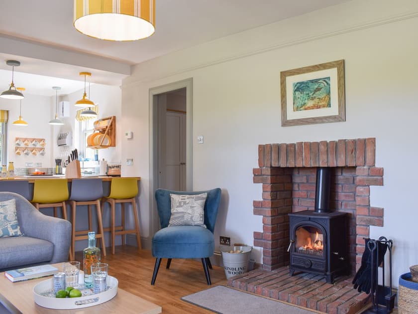 Living area | The Lodge @ East Neuk Orchards - Self Catering @ East Neuk Orchards, Pittenweem, near Anstruther
