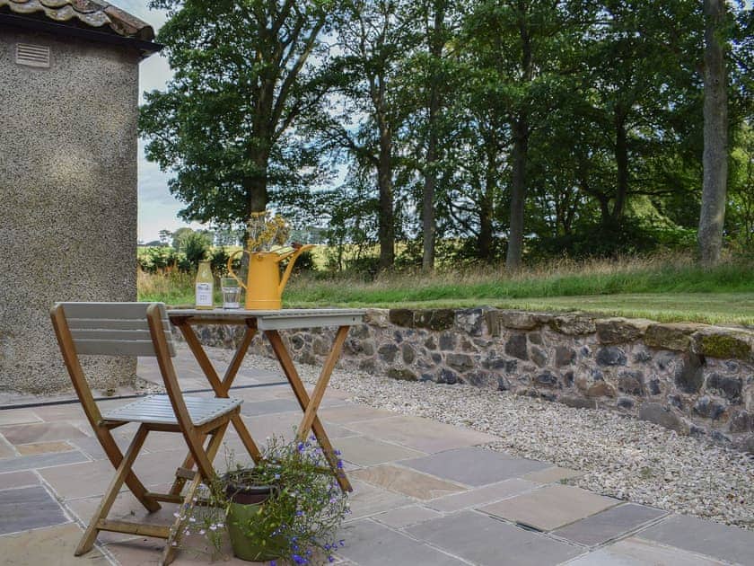 Patio | The Lodge @ East Neuk Orchards - Self Catering @ East Neuk Orchards, Pittenweem, near Anstruther