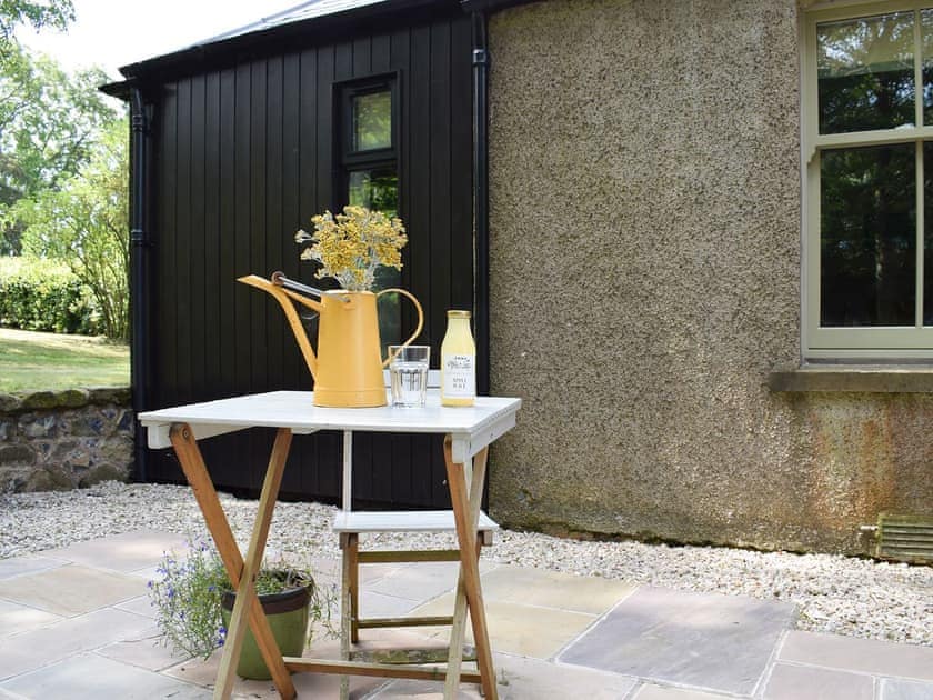 Patio | The Lodge @ East Neuk Orchards - Self Catering @ East Neuk Orchards, Pittenweem, near Anstruther
