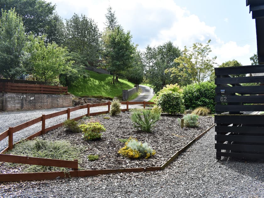 Outdoor area | Cherry Tree Lodge, Yanwath, near Penrith