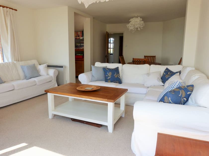 Stylish living and dining room | Coastguard Cottage, Sandown
