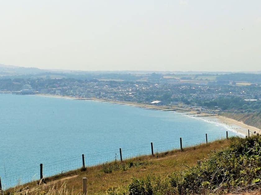 Magnificent local views across the bay towards Ventnor | Coastguard Cottage, Sandown