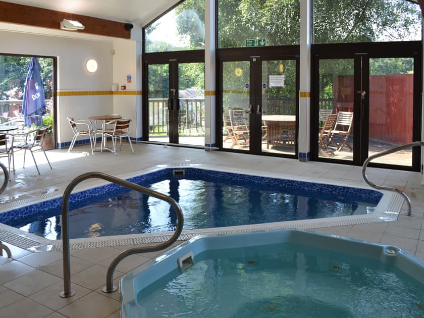 Use of shared swimming pool at Maen Valley holiday park