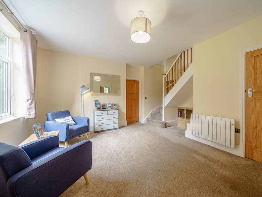 Hallway with seating area | Renchers Farmhouse, Crossway Green, near Stourport-on-Severn