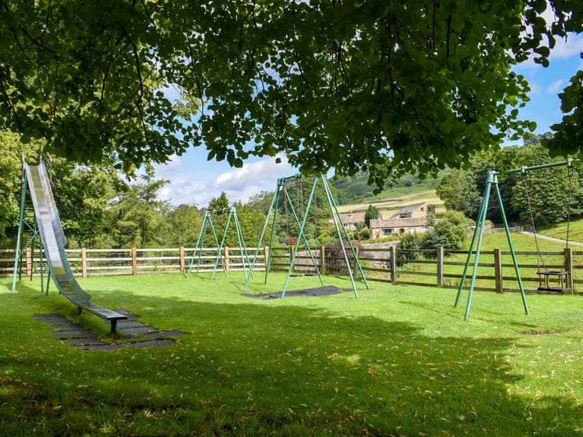 Village playground located opposite the property  | Brambledene, Hebden, near Grassington