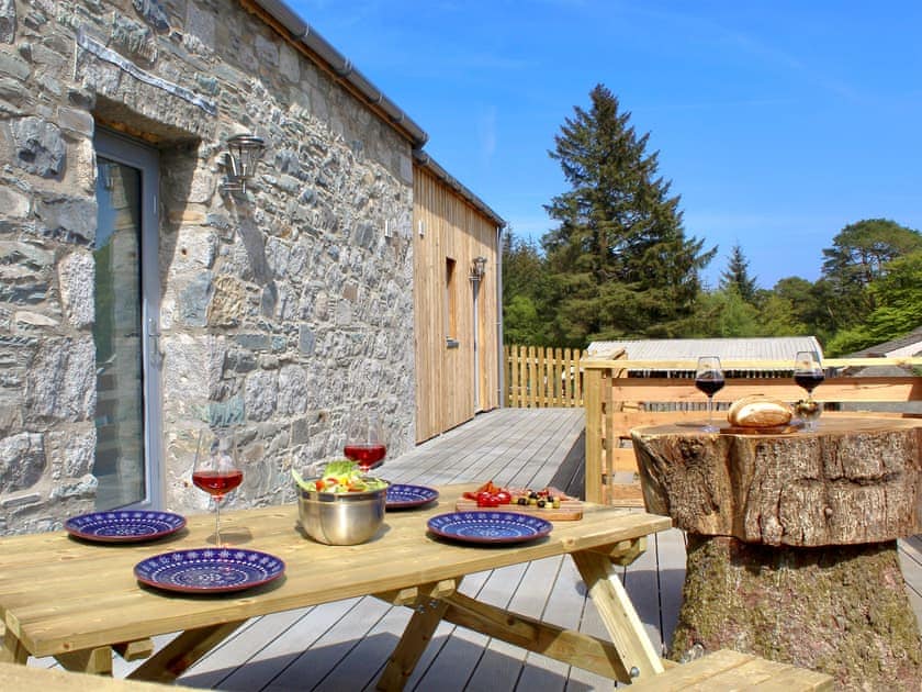 Delightful sittin gout area | Ramerish Retreat, Laurieston, near Gatehouse of Fleet