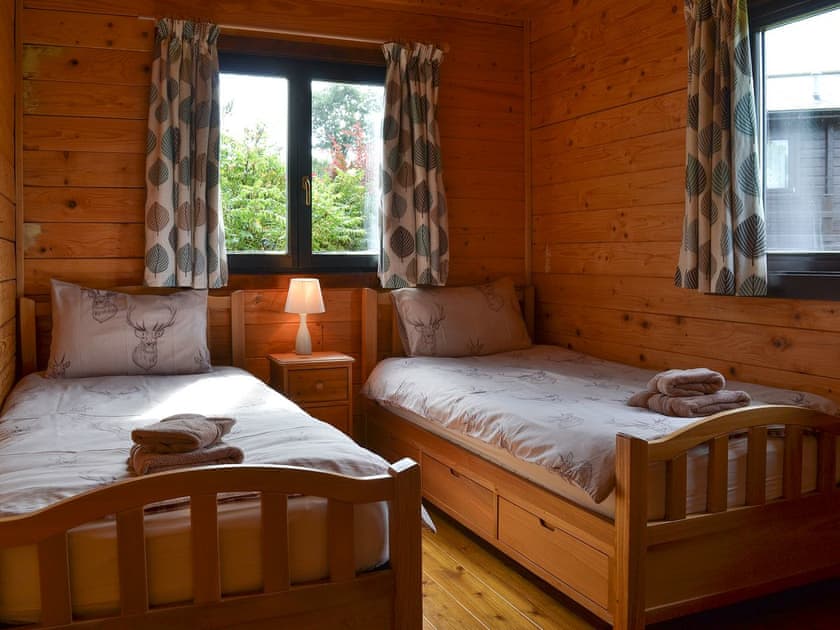 Twin bedroom | West Middlewick Farm - Churn - West Middlewick Farm , Nomansland, near Tiverton