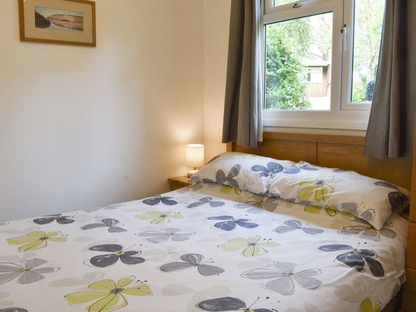 Relaxing double bedroom | Chalet 1 - Mount Hawke Holiday Bungalows, Mount Hawke, near Redruth