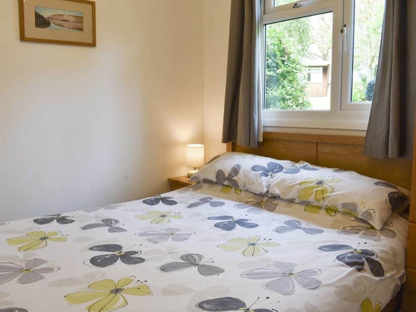 Relaxing double bedroom | Chalet 2 - Mount Hawke Holiday Bungalows, Mount Hawke, near Redruth