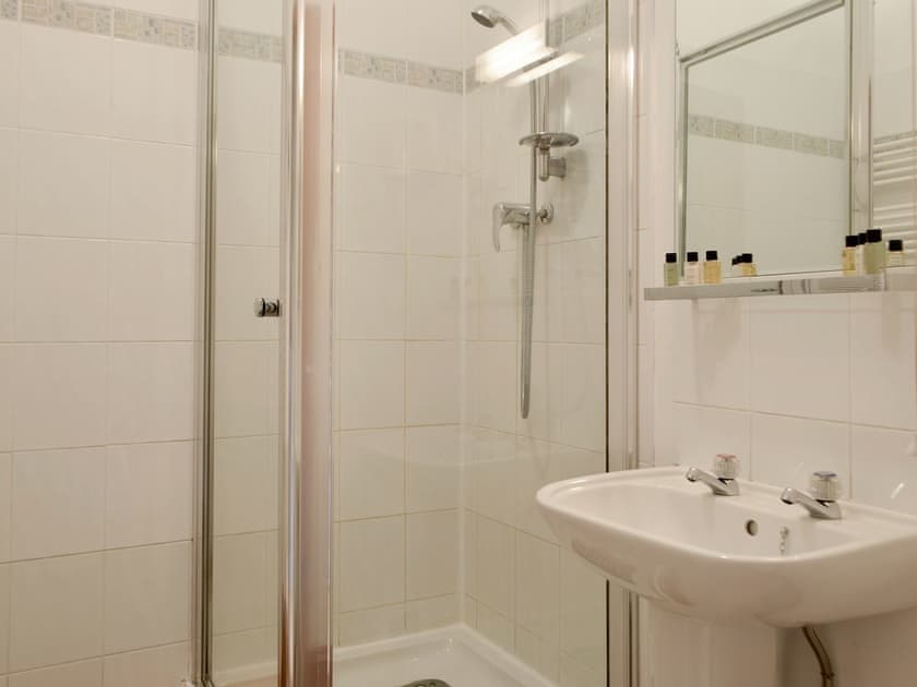 Family shower room | Cothi Cottage - Upton Hall Cottages, Nantgaredig, near Llandeilo
