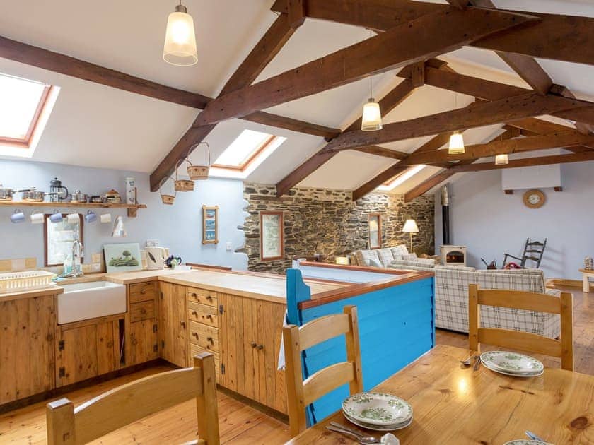 Open plan living space | New England - Tregrill Farm Cottages, Menheniot, near Liskeard