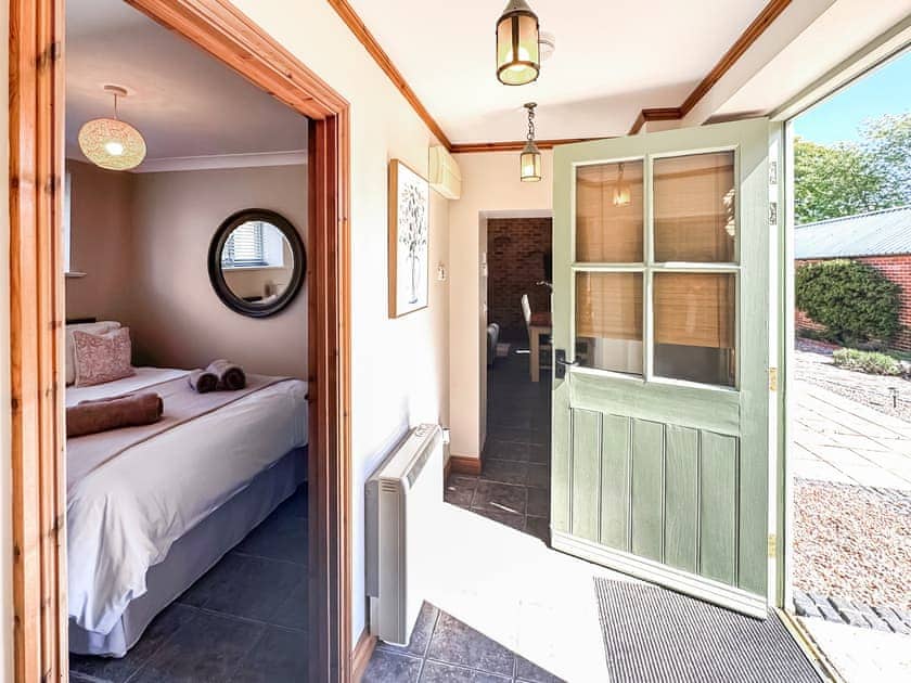 Main entrance to the holiday home | The Tack Room - The Courtyard, Hareby, near Horncastle