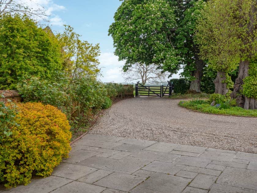 Gated driveway with ample parking | The Old Dairy, Mellis, near Eye