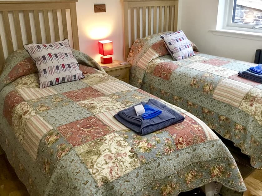 Twin bedroom | Otters View, Connel, near Oban