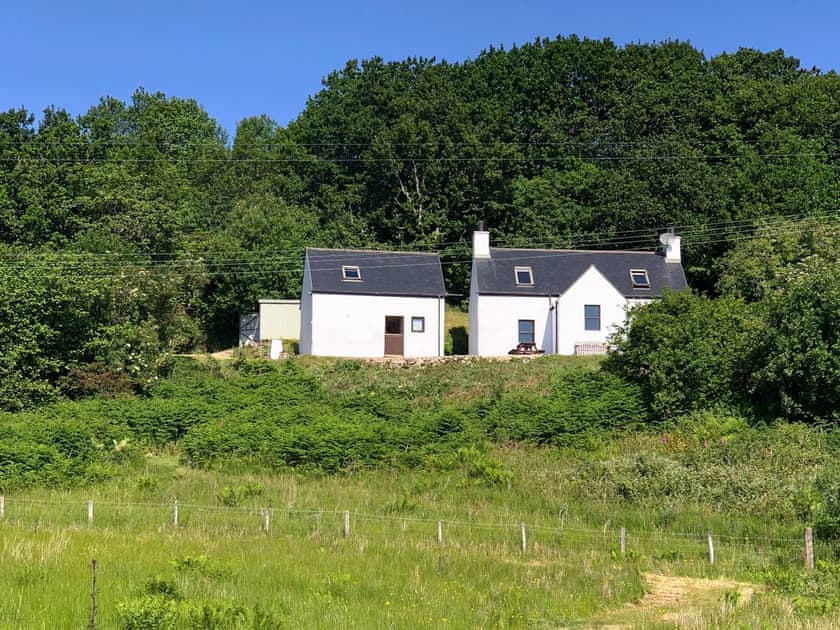 Holiday home in an elevated position | The Croft, Isleornsay, Isle of Skye