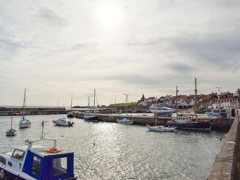 Peaceful local harbour | Reflections, St Monans, near Anstruther