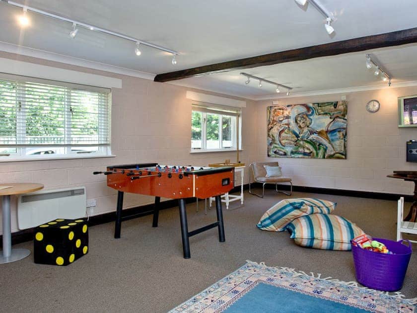 Fully equipped games room | Greenwood Grange Cottages, Higher Bockhampton, near Dorchester
