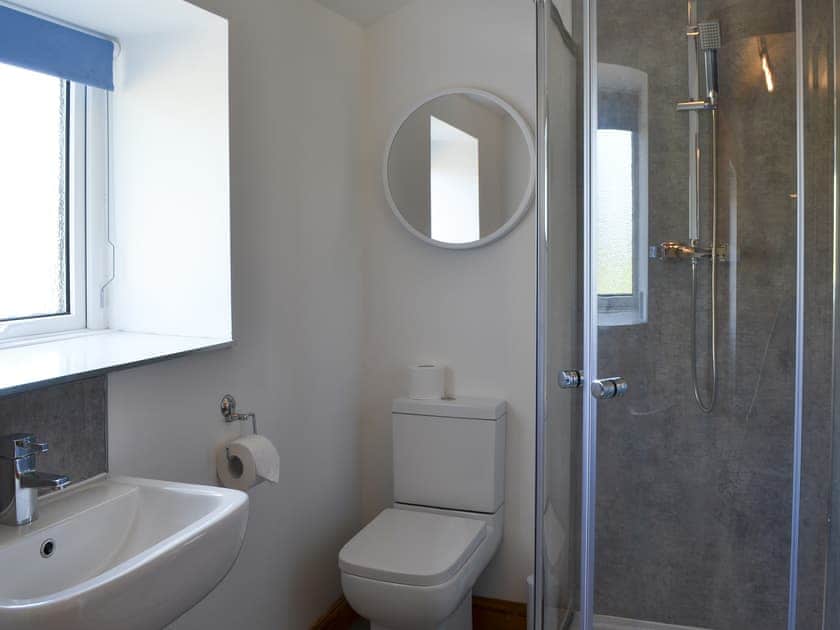 Shower room with cubicle | Mains Cottage, Belford, near Bamburgh