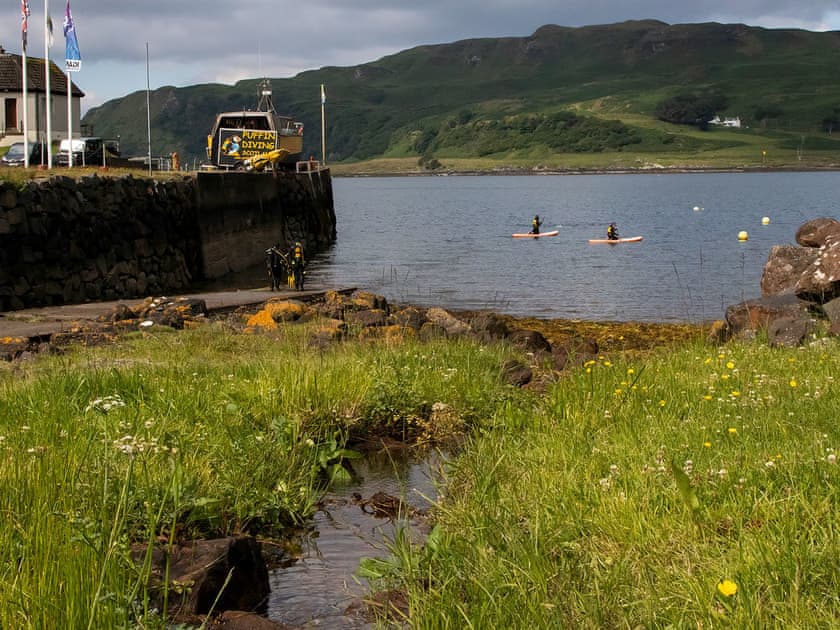 Dive centre opposite the properties  | Kerrera, Dubh Sgeir - Puffin, Oban