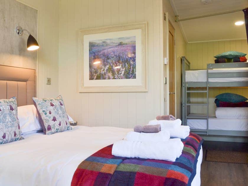 Children’s bunk beds | Curlew Lodge - Wallace Lane Farm Cottages, Brocklebank, near Caldbeck and Uldale