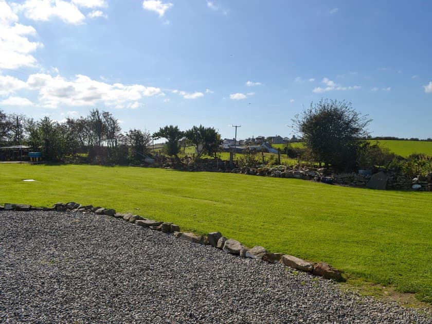 Shared, lawned garden | Penrhos Bach, Carmel, near Llangefni