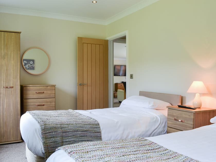 Comfortable second twin bedroom | Lucy’s at the Grange - Grange Country House Holiday Cottages, Loweswater, near Cockermouth
