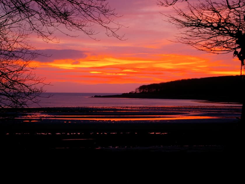 Sunrise over Rigg Bay (75m from Cottages) | Shore Cottage, Garlieston, near Newton Stewart