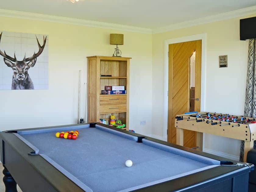 Fun games room | Wheatfield House, Kilmaurs, near Kilmarnock