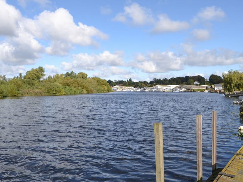 Picturesque view from the mooring | Pintail, Brundall, near Norwich