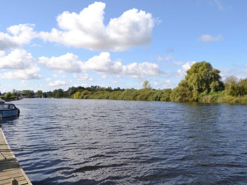 Picturesque view from the mooring | Pintail, Brundall, near Norwich