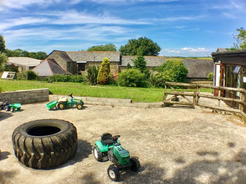 Children’s play area | Polean Farm Cottages, Pelynt, near Looe