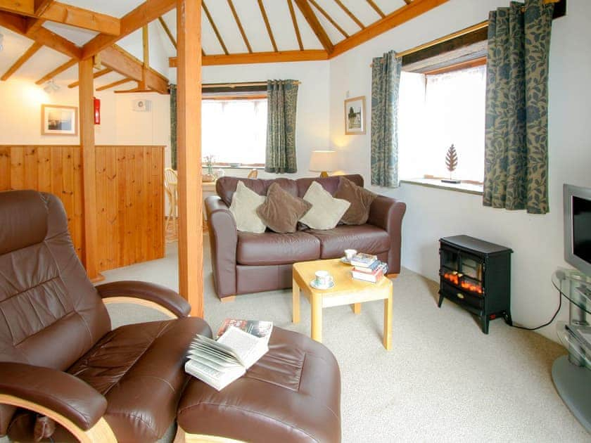 Open plan living space | Threpney Cottage - Polean Farm Cottages, Pelynt, near Looe