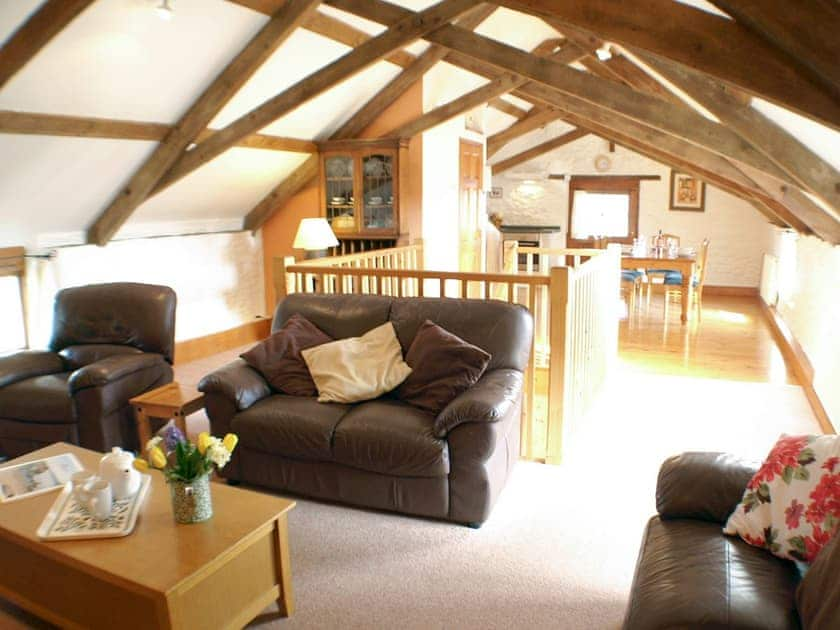 Open plan living space | Shires Rest - Polean Farm Cottages, Pelynt, near Looe