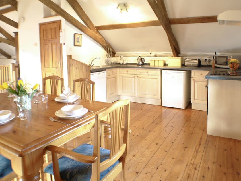 Kitchen/diner | Shires Rest - Polean Farm Cottages, Pelynt, near Looe