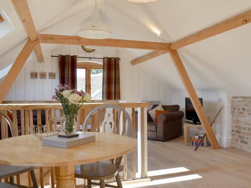 Delightful open plan living space | The Hay Barn - Milton End Farm Barns, Arlingham, near Frampton-on-Severn