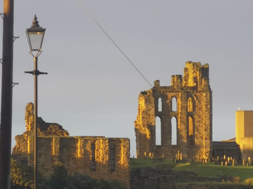 The ruins of Tynemouth Castle and Priory | The View Old Coastguard Cottage, Tynemouth
