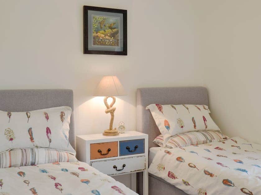 Comfy twin bedroom | Thistlebank, Banton, near Kilsyth