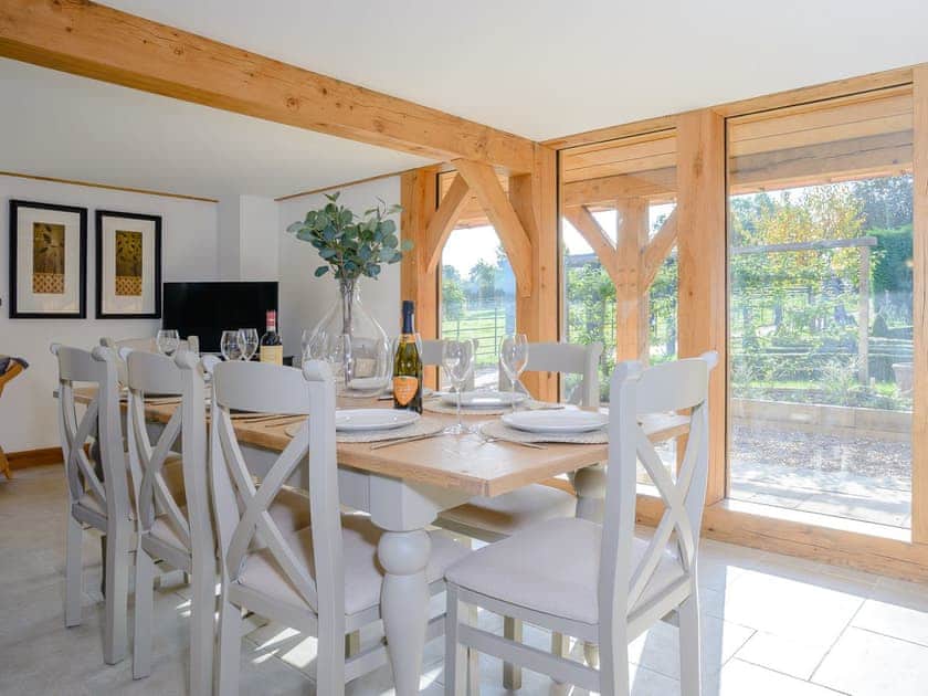 Light and airy dining space | Hare’s Furrow - Stop in the Sticks, Burton Overy