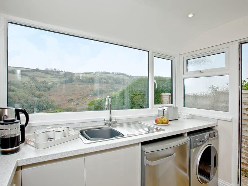 Wonderful views from the kitchen | Thurlestone Heights, Dartmouth