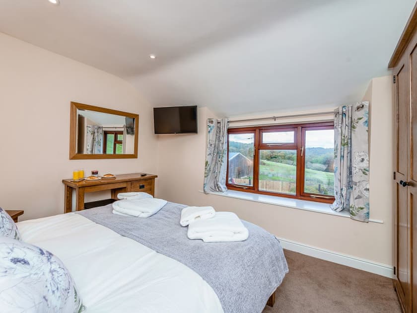 Relaxing bedroom | Rhiew Banc, Bwlch-y-ffridd, near Newtown