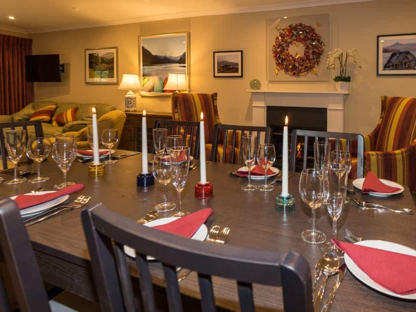 Elegant dining area | The Towers - Dougarie Estate, Near Blackwaterfoot, Isle of Arran