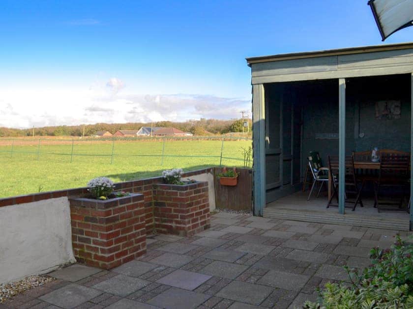 Patio with sitting out area | Coles Retreat, Anderby Creek, near Skegness