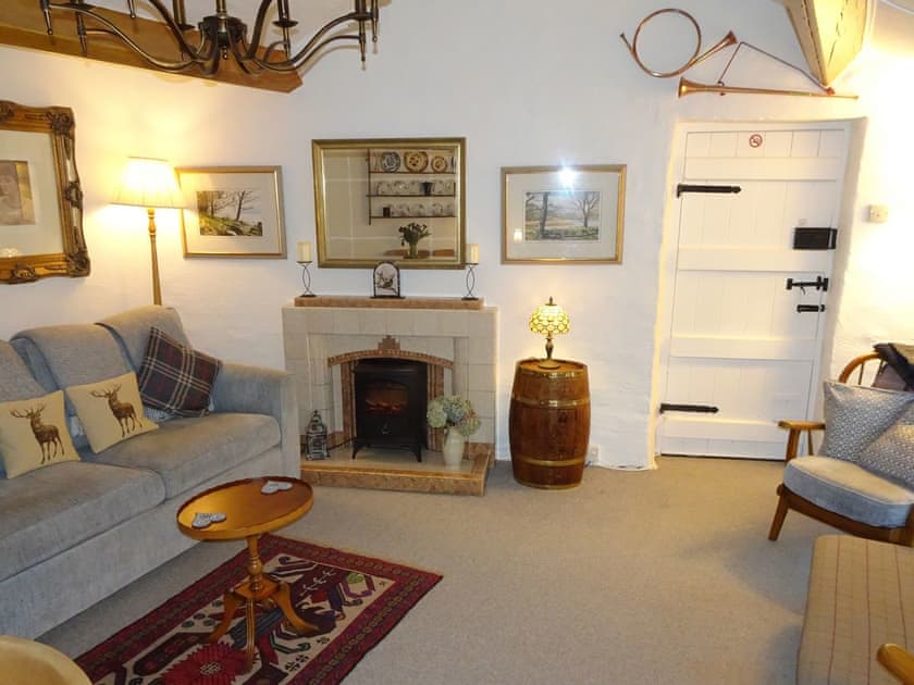 Light and airy living/ dining room | The Old Coach House, Grasmere