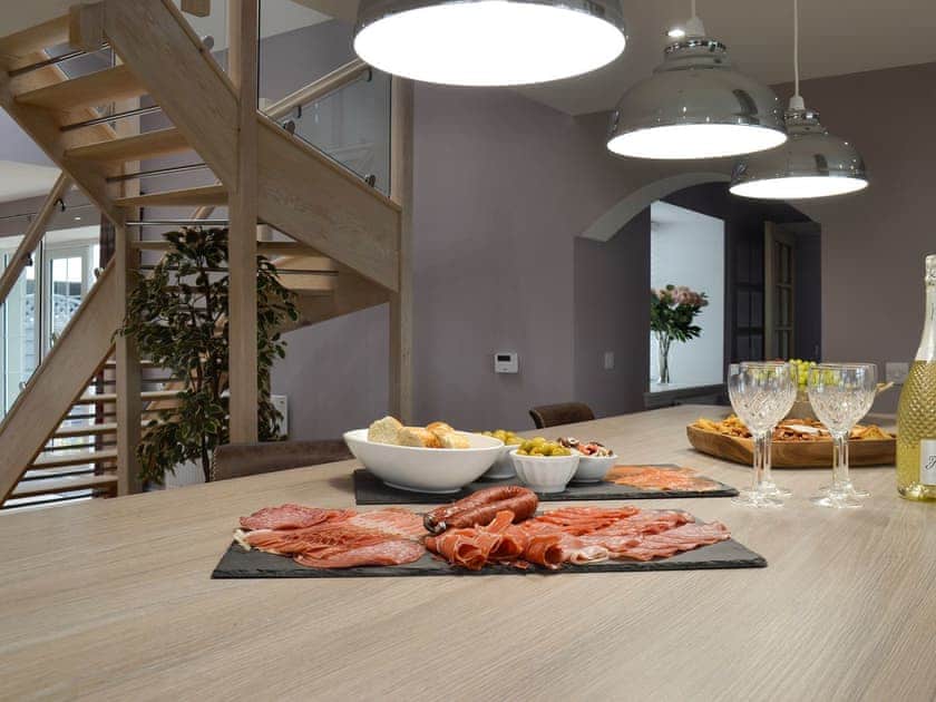 Open plan living space | Torcross Barn, Tarbolton, near Ayr