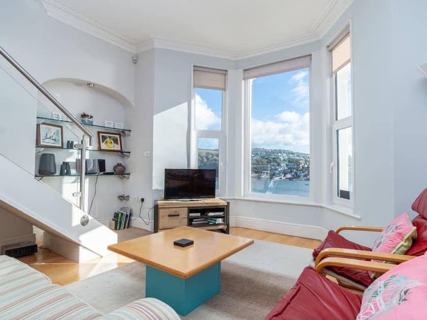 Stylish living area | Apartment 2 The Wheelhouse., Fowey