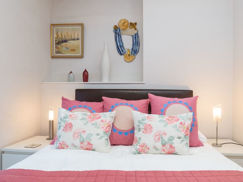 Comfortable double bedroom | Apartment 2 The Wheelhouse., Fowey