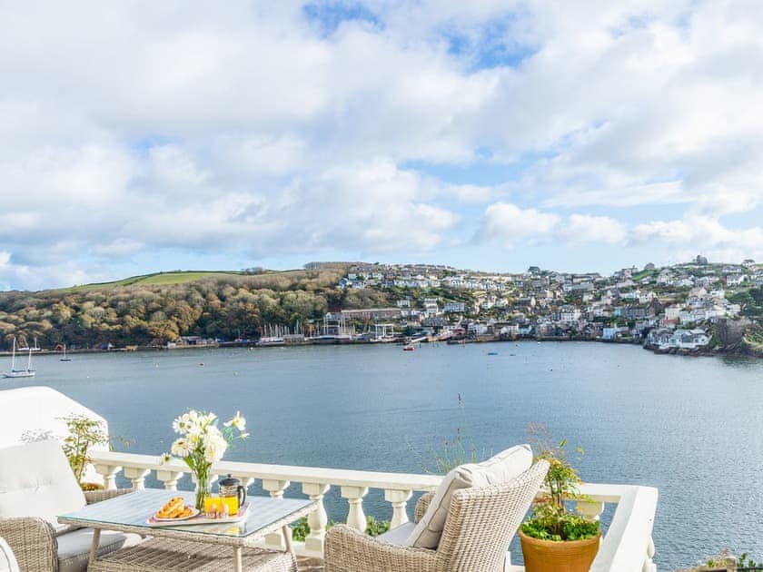 Private terrace with outdoor furniture | Apartment 2 The Wheelhouse., Fowey