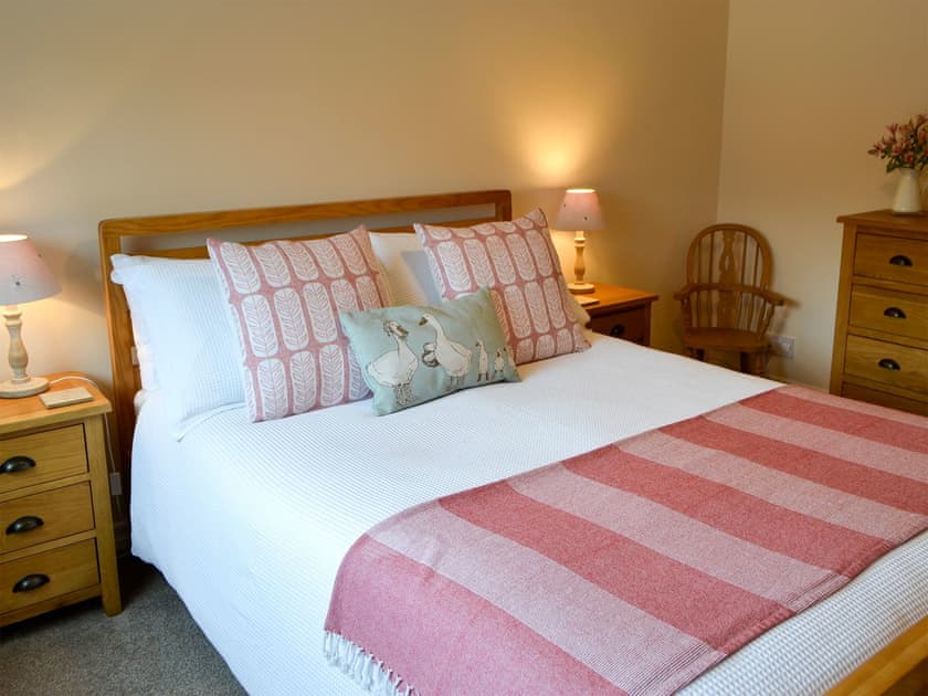 Tranquil double bedroom | Westfield Farm Cottage, East Holywell, near Whitley Bay