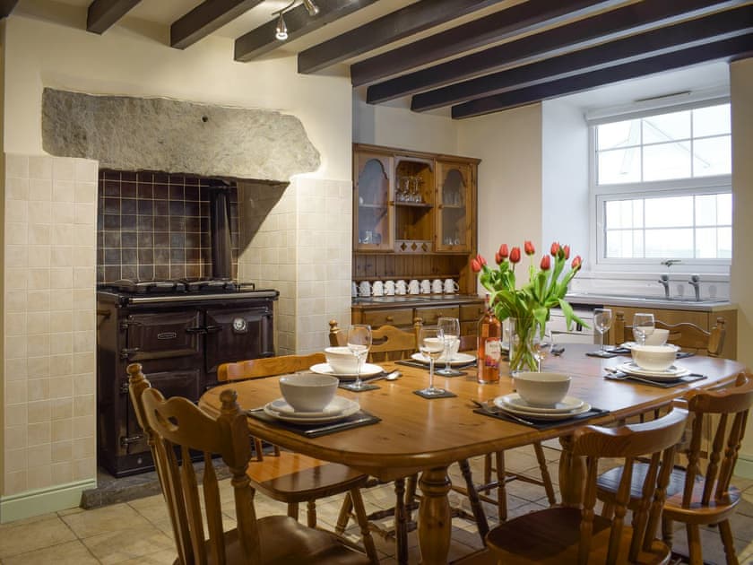 Attractive dining area | Groudd Hall Cottage, Cerrigydrudion, near Betws-y-Coed