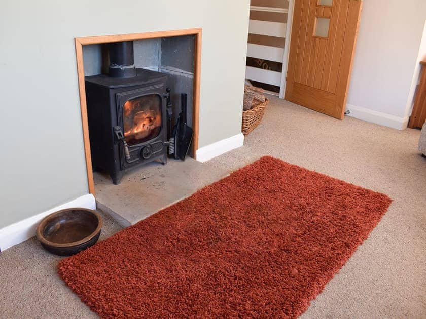 Living room with wood burner | Barn House, Giggleswick, near Settle